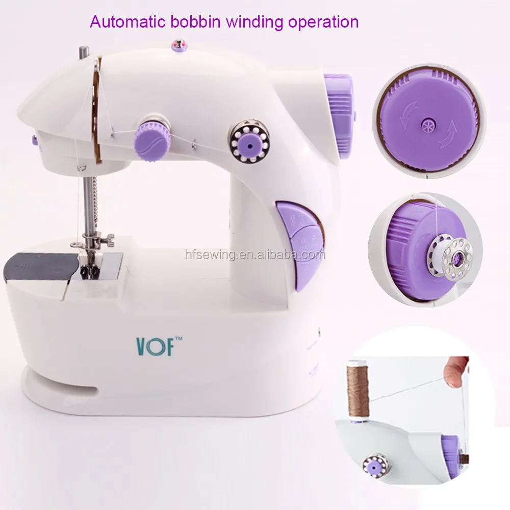 VOF FHSM 201 Fashion multipurpose shirt underwear sewing machine children toy Mini Electric Sewing Machine