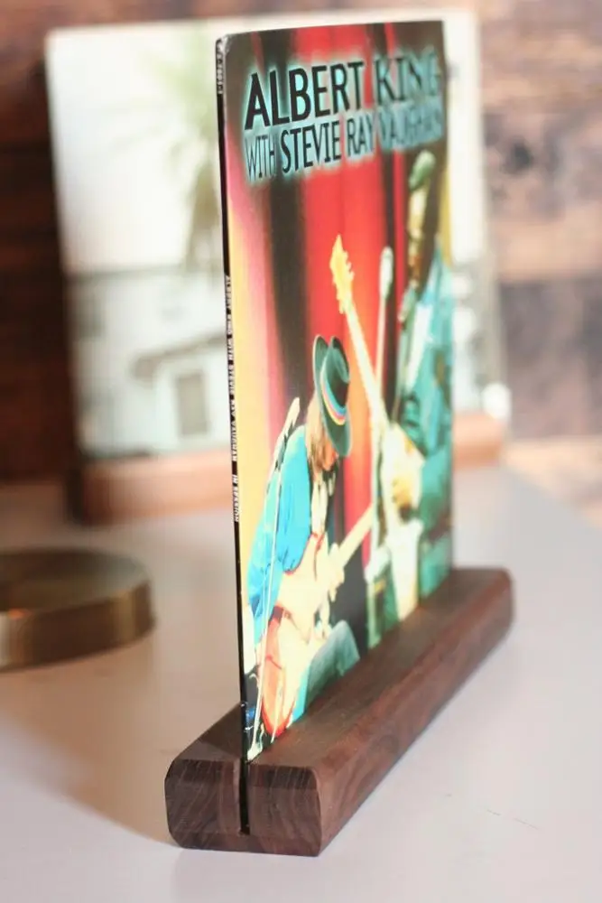 
YG Craft Vinyl record display rack/ LP record holder (Solid wood, color stain options) 