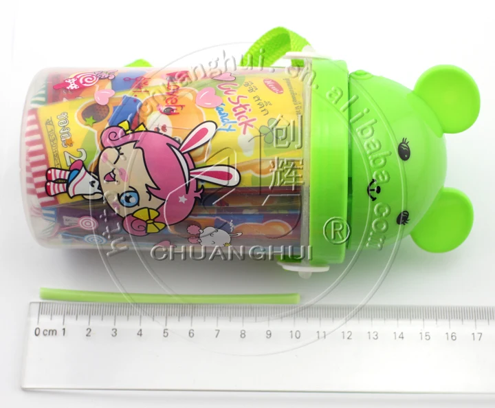 7g CC Stick Candy With Bear Drinking Cup