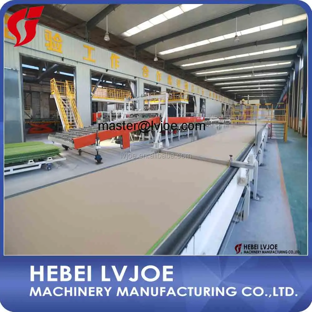 advanced turnkey solution for plasterboard machine drywall machine