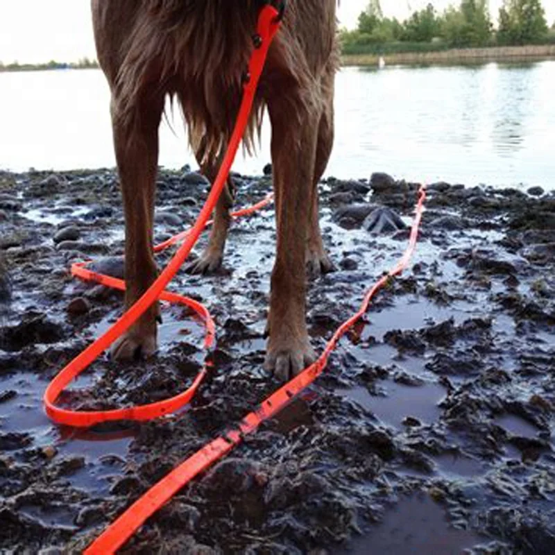 Top Seller Custom 5m Training Rubber Sustainable Dog Leash Long, Wholesale Silicone Dog Training Leash Dog Lead Making Supplies