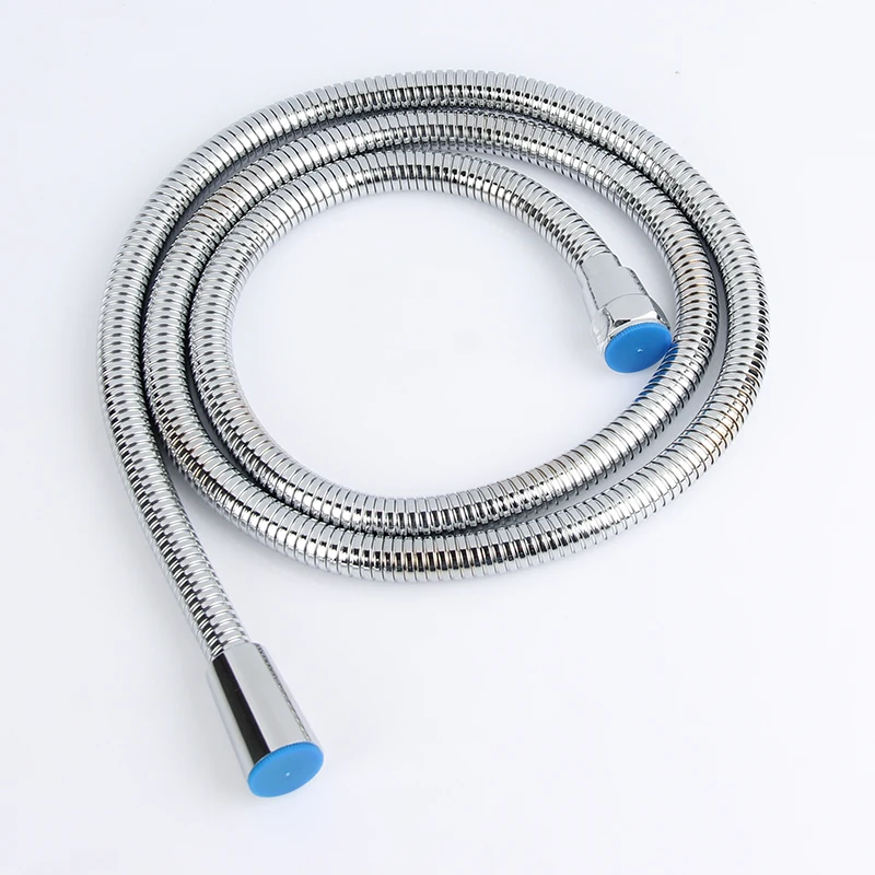 factory direct supply ss chorome plated flexible shower hose tube with knitted epdm inner tube