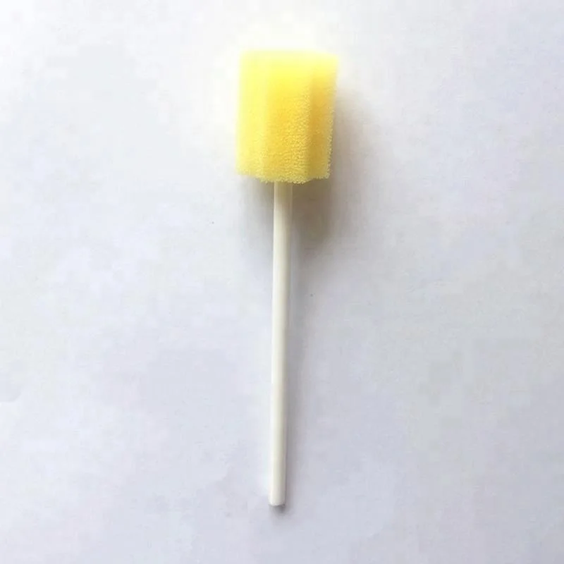 Oral Foam Swabs Mouth Cleaning Swab Tooth Lollipop Swab Manufacturer