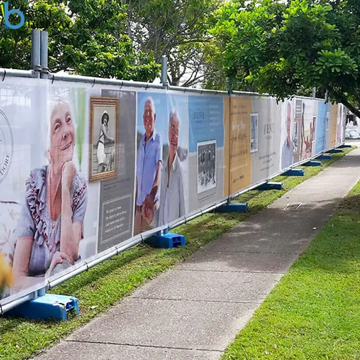 Custom fence wrap advertising graphic banners,outdoor event mesh banner