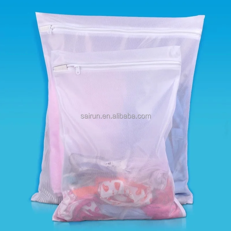 Best sell polyester mesh fabric for laundry body washing big bag