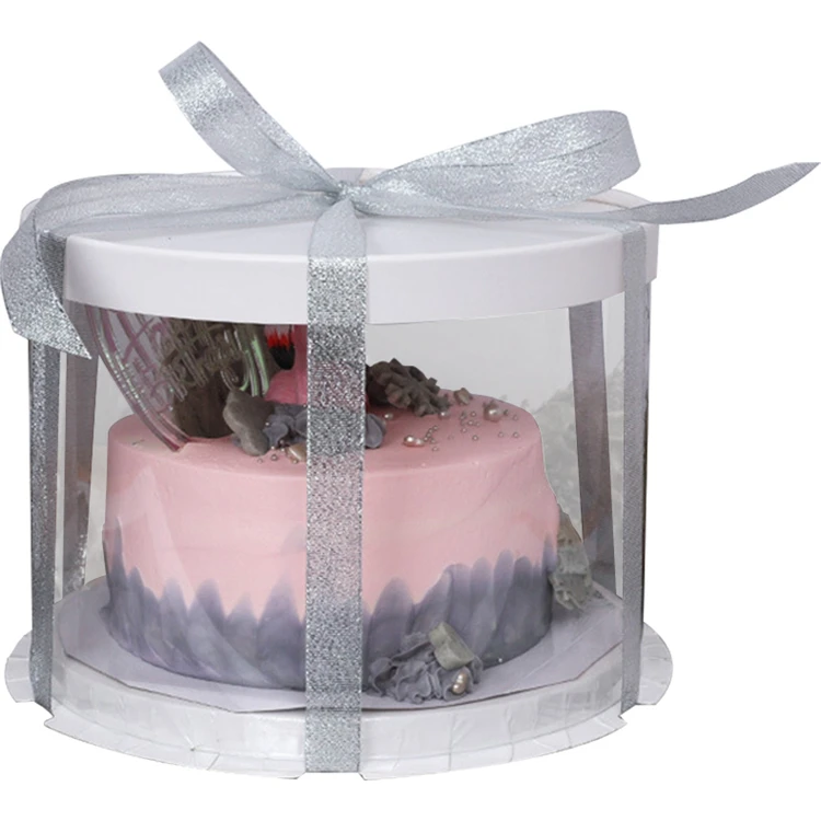 
Dome Acrylic Petit Lid Round Cupcake Clear Packaging Pvc Boxes Cake Transparent Box 