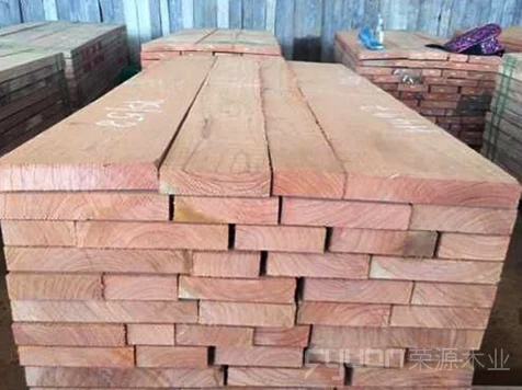 Африканские сегментированные тимберы и круглые бревна/квадратные