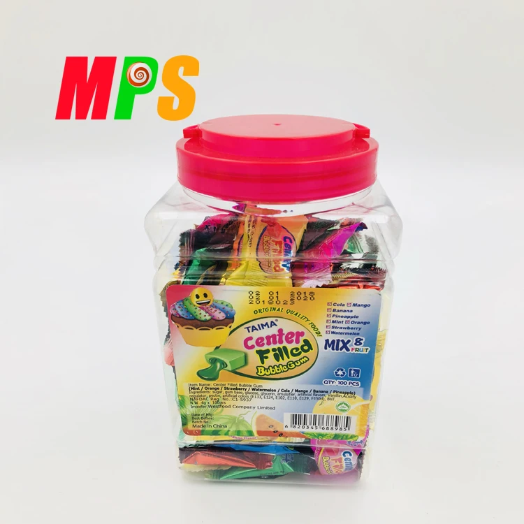 
Best price cheap center filled gum candy 