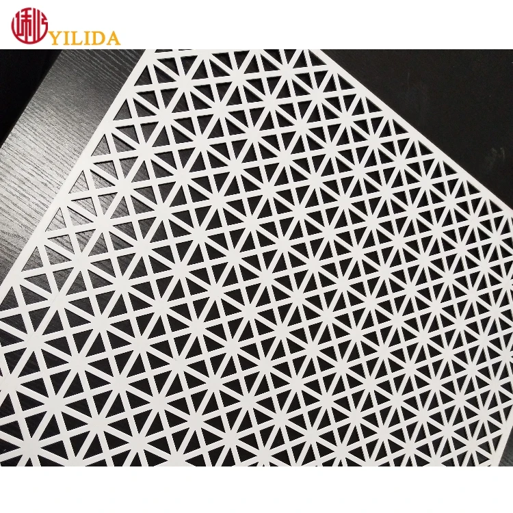 Construction materials Stainless steel aluminum decorative metal perforated panels for cladding