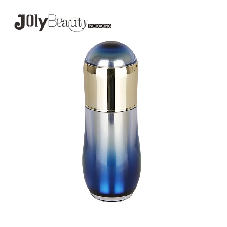 Luxury design cosmetic plastic containers cosmetic empty packaging lotion bottles and jars