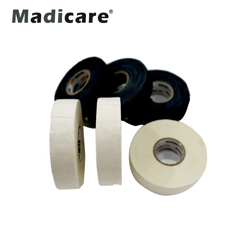 White Custom Ice Hockey Stick Blade Tape Cloth For Puckster