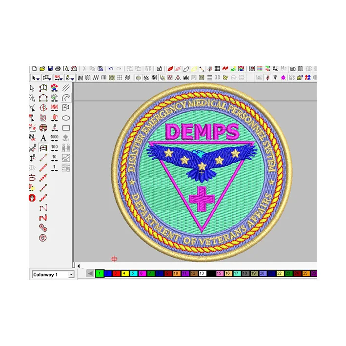 
Senior Designer Cheap High-quality America Eagle Pattern Designs Patches Austrian Design Embroidery Patch Embroidered 