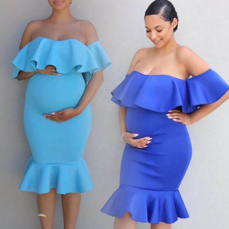 Maternity Photography Props Pregnant Dress For Photo Shoot Maternity Clothes Clothing Dress gown Pregnancy Clothing dresses