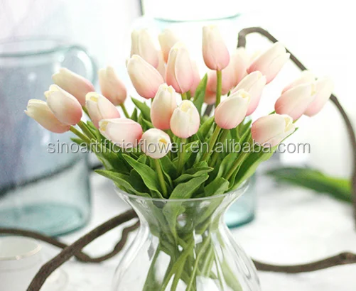 FCP1101 2024 popular artificial flowers PU tulip colorful tulip for home wedding decor