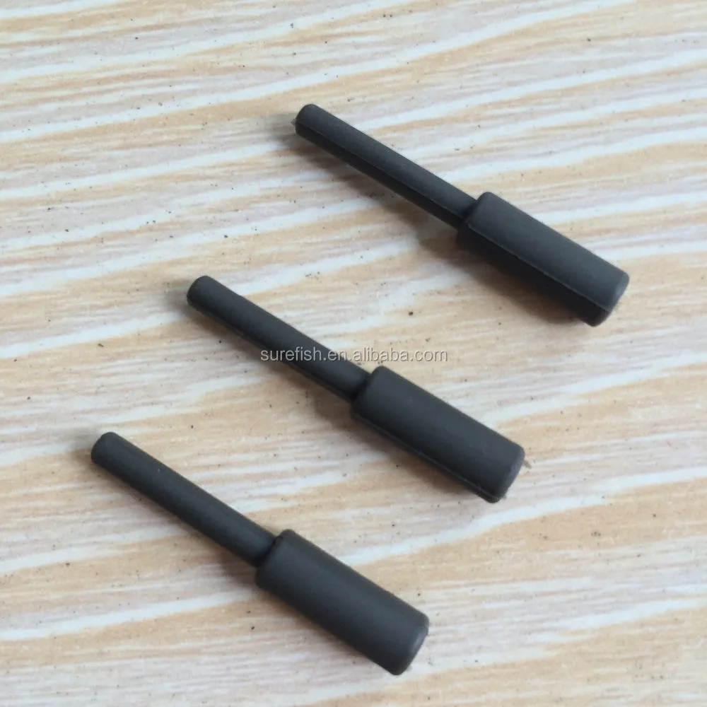 wholesale carp fishing terminal tackle swivels tail rubber lead clip