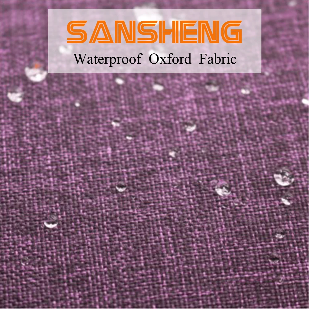 Cationic snowflake Coated PU Waterproof Oxford Fabric for Bags and Luguage