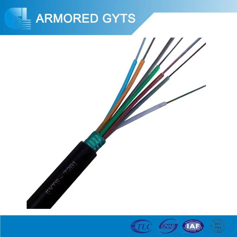 Gyts бронированный 4 ядро одномодовый волоконно-оптический кабель