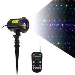 2023 Garden Laser Christmas lights firefly holiday decoration light smart outdoor lights RGB star projector X-33P-B