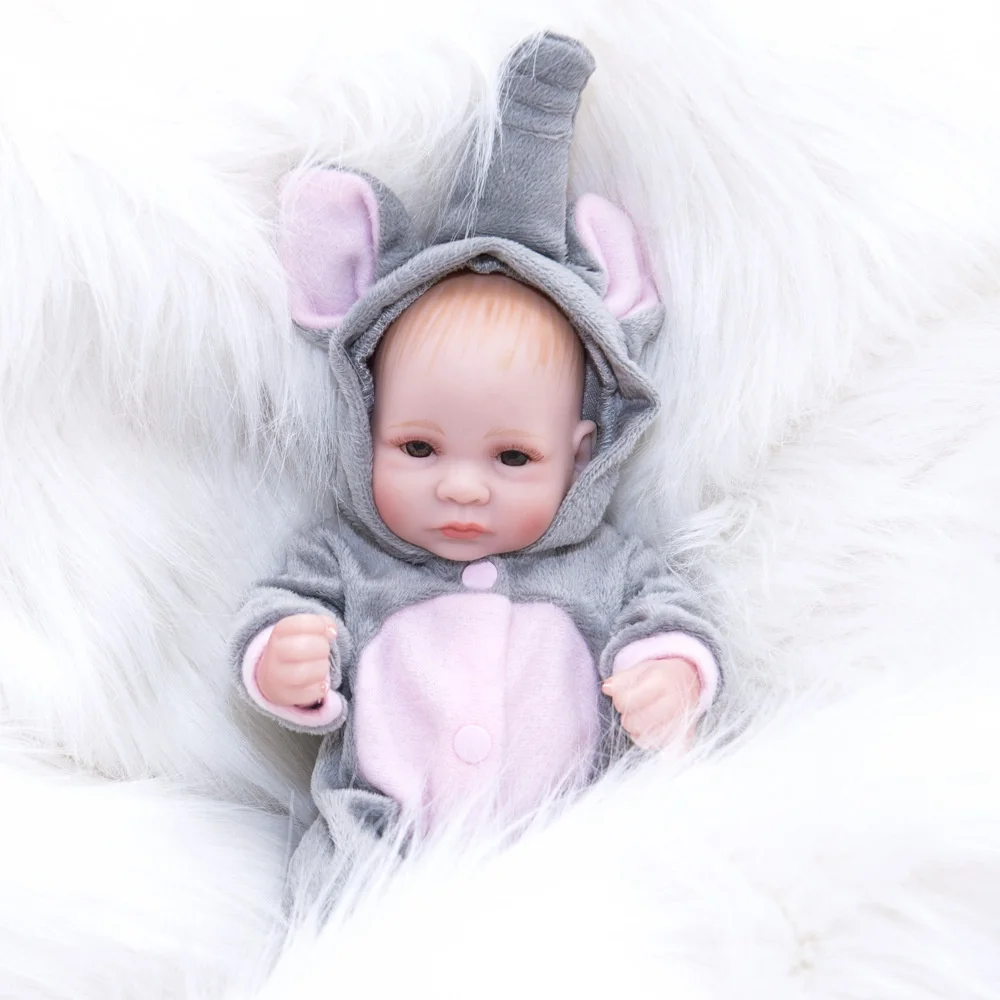 new clothes design Reborn Baby Dolls Cute Realistic Soft Silicone Vinyl Dolls New born Baby bebe dolls