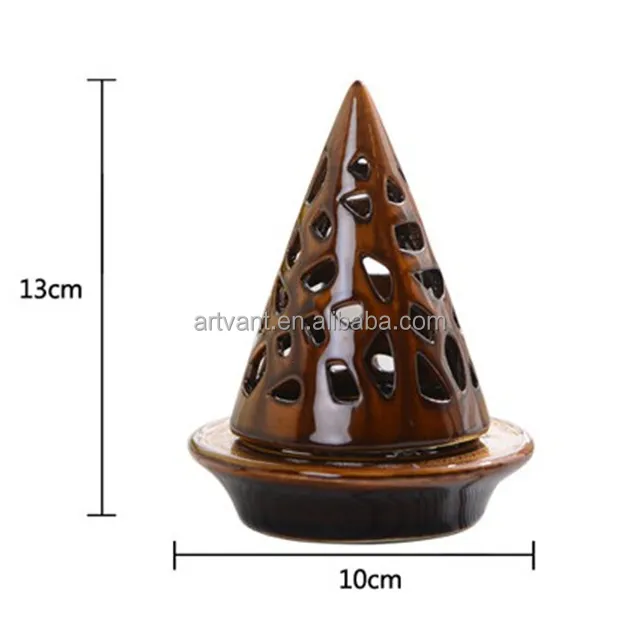 Middle Eastern Incense burners Storage Box Creative Ceramic Incense Burner Box Pyramid Ceramic Incense Burner Boxes