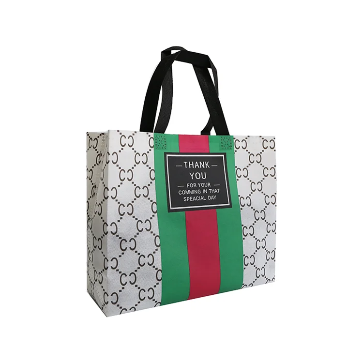 
Custom PP Laminated Non Woven Bag Polypropylene Non-woven Fabric Carry Bag 