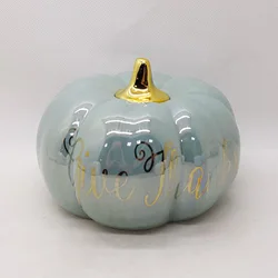 Персонализированные декоративные керамические праздничные украшения с изображением тыквы