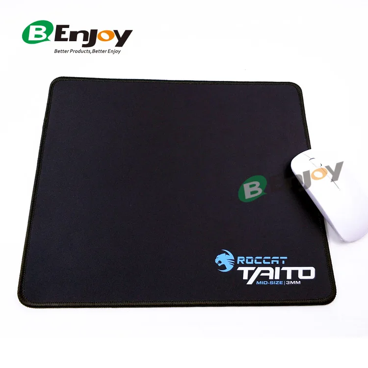 Лидер продаж, рекламная продукция, дешевые черные игровые коврики для мыши с напечатанным пользовательским логотипом