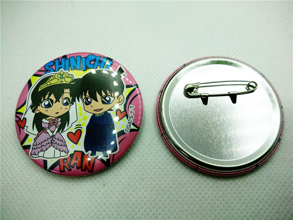 Offset Print CustomTin Metal Pin Button Badge