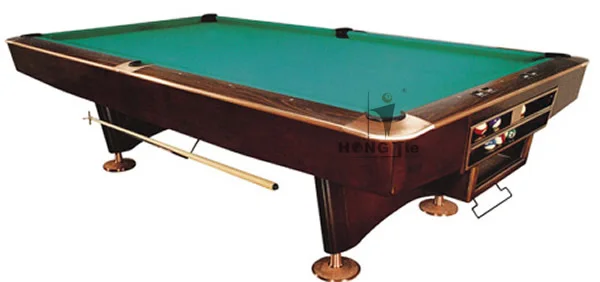 Hot selling Economic Billiard pool game, 8ft solid wood pool table for sale