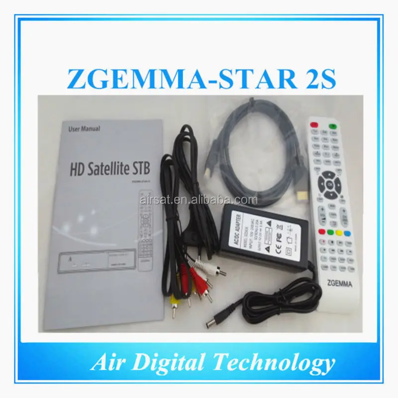 HD dvb s/s2 Satellite receiver twin tuner enigma2 Linux Zgemma Star 2S with IPTV