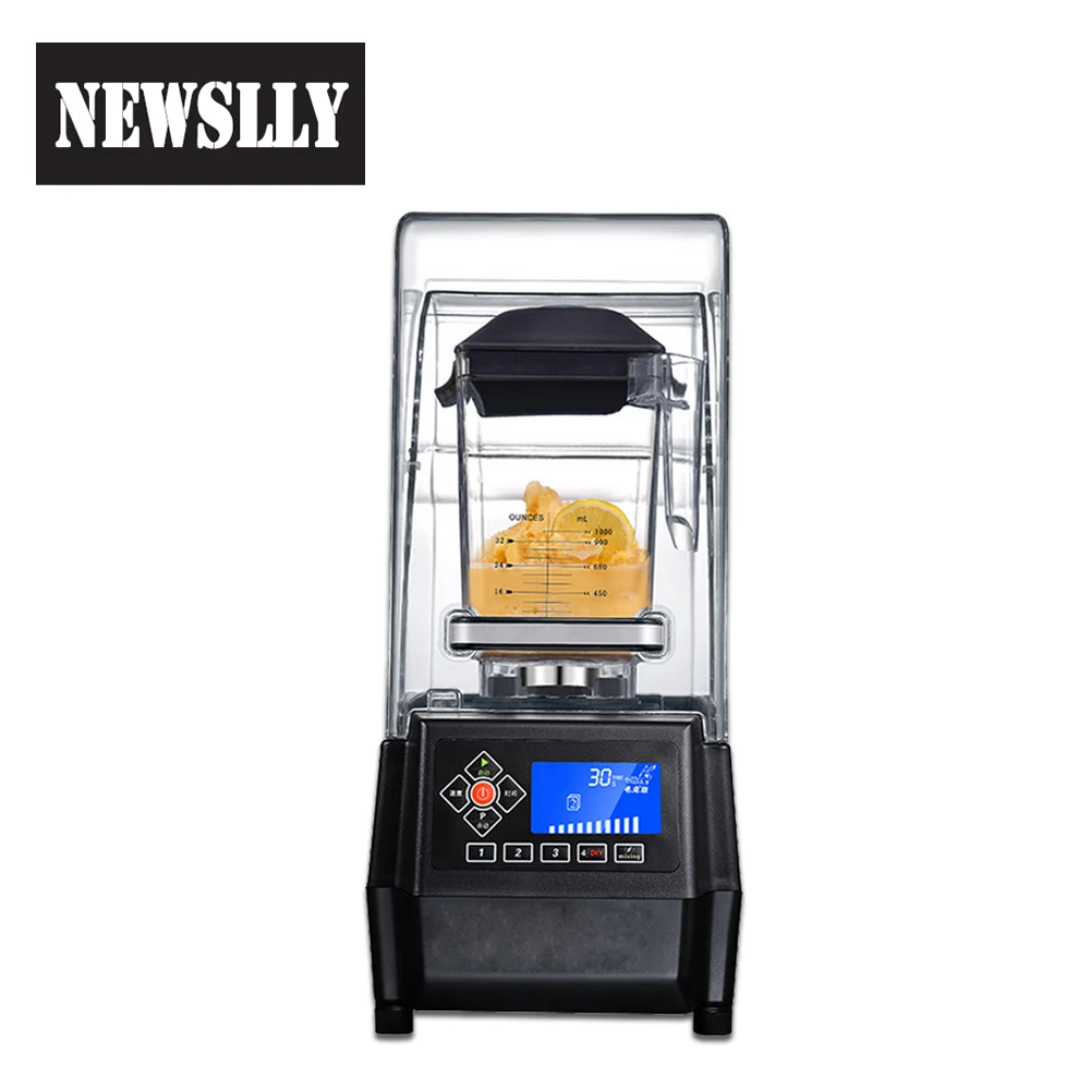 Automatic Sound proof cover electric fruit blender mixer juice blender