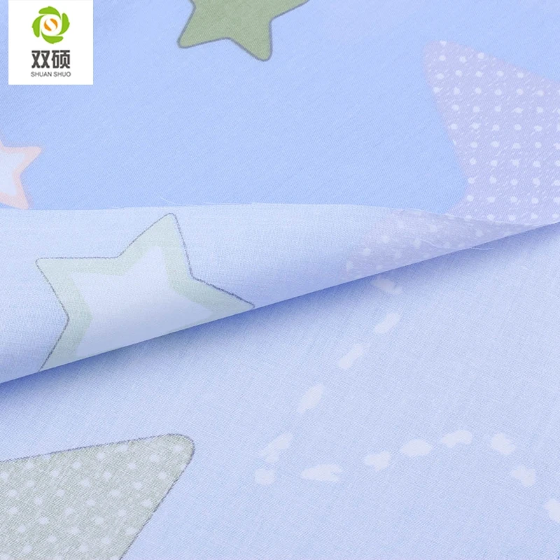 Summer Cartoon Printed Pattern Cotton Quilting Fabric DIY Cloths Tissus Of Handmade Sewing Crafts