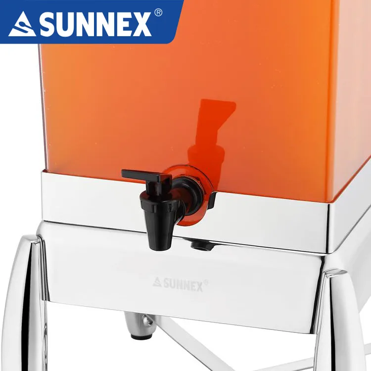 SUNNEX Luxury 12 U.S. Qt Buffet Stainless Steel Juice Dispenser