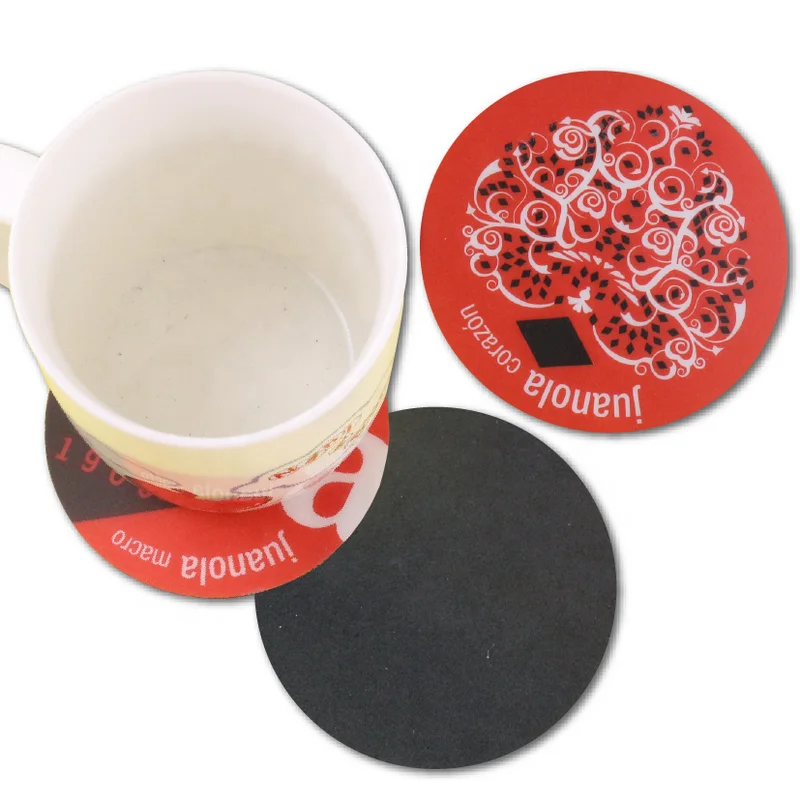 promotional eva coaster paper printing with lamination