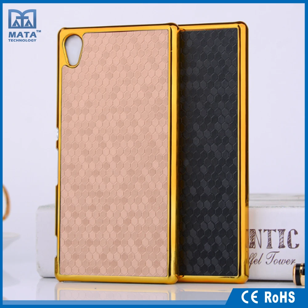 Custom High Quality Carbon Fiber Mixed Metal Phone Case for Sony Xperia Z5