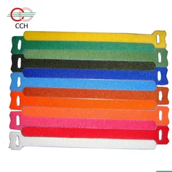 Custom Velcroes Fastener Tape with printed Soft Back To Back Hook And Loop Strap Tape