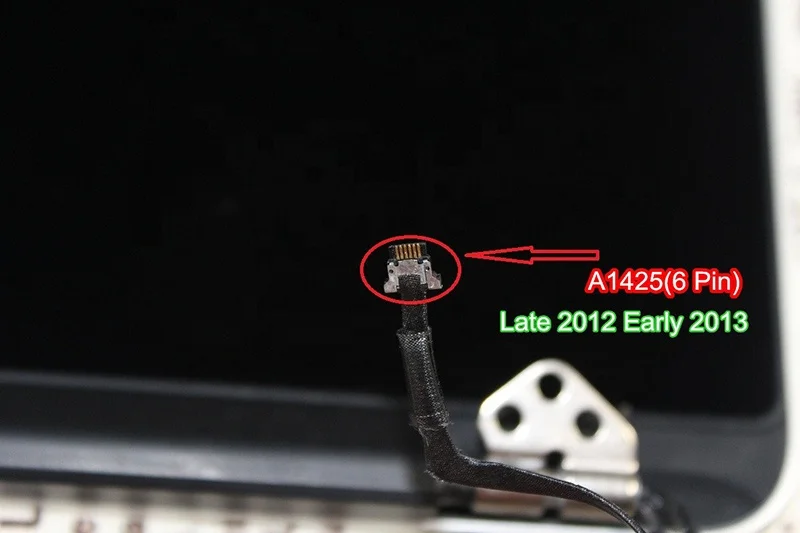Laptop LCD Screen replacement for macbook pro retina 13' A1425 lcd assembly year 2012