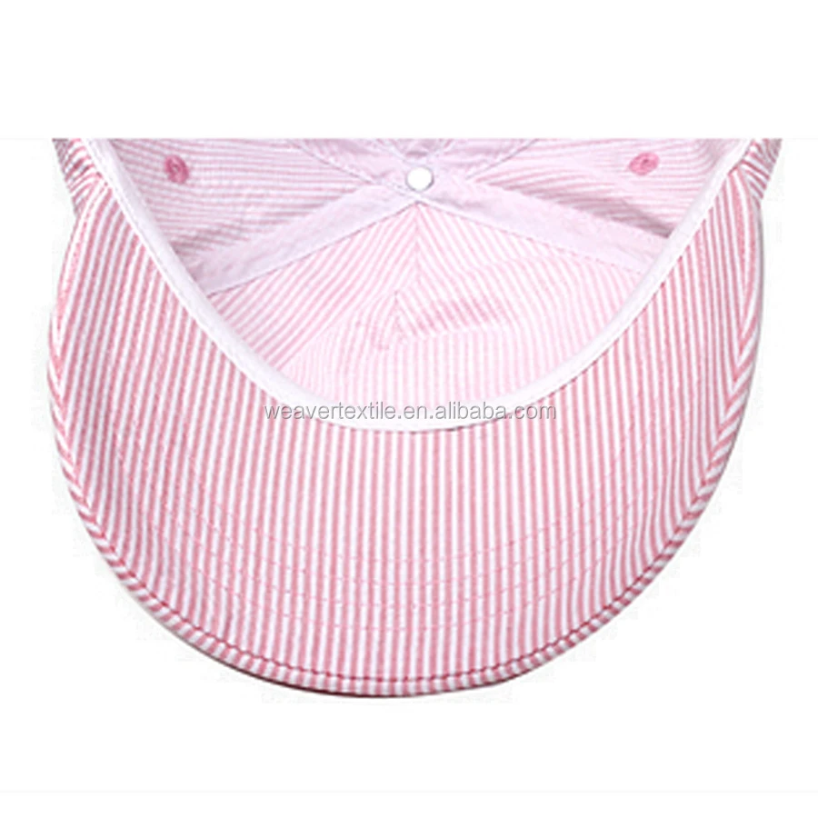 
Custom Design Cotton Striped 5 Panel Plain Baseball Cap 