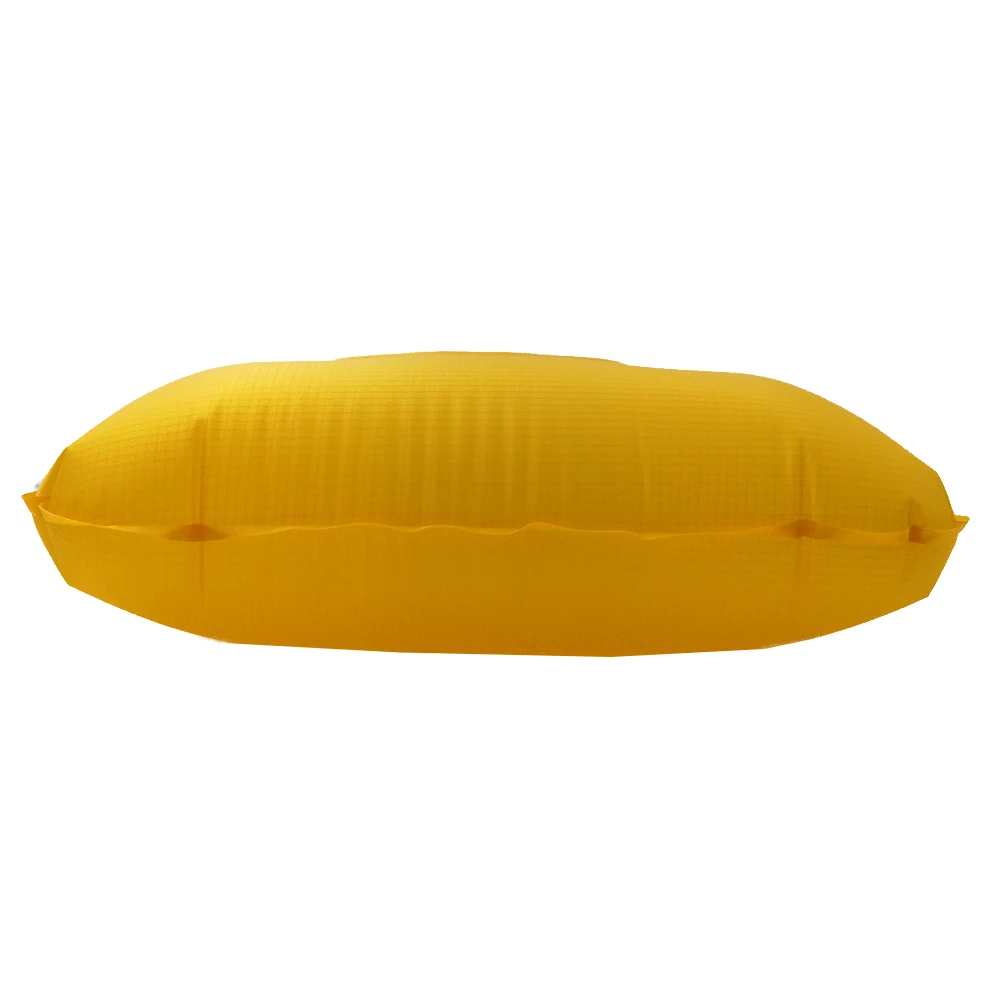 New Design Outdoor Yellow rectangle nylon fabric inflatable air pillow