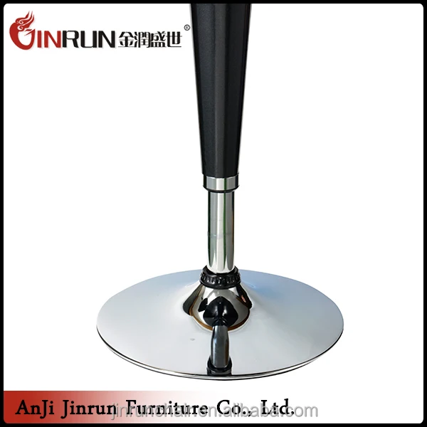 Популярный новый товар 2018 года, современный дизайн, черный портативный коктейльный высокий стол с металлическими ножками, обеденный стол для бара