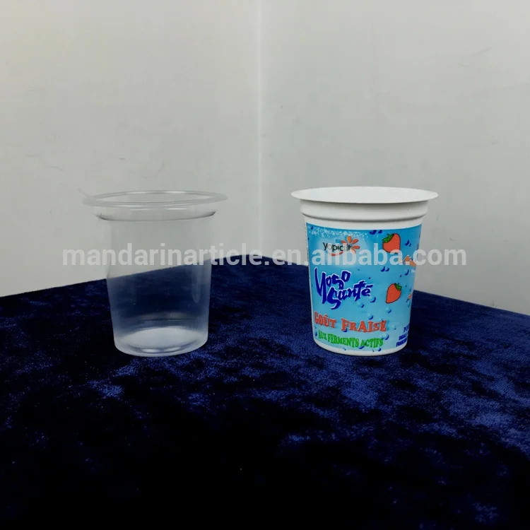 Заказной одноразовый пищевой йогурт PP чашка с логотипом