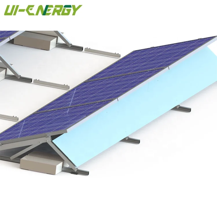 Rooftop aluminum adjustable stand for solar panel