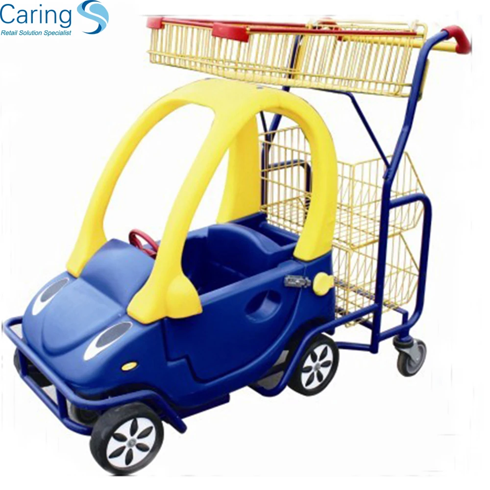 kids shopping trolley/supermarket toy car shopping trolley/cart