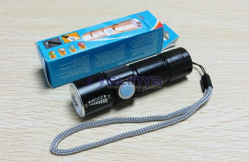 Portable Lanyard 365NM USB UV Blacklight Torch
