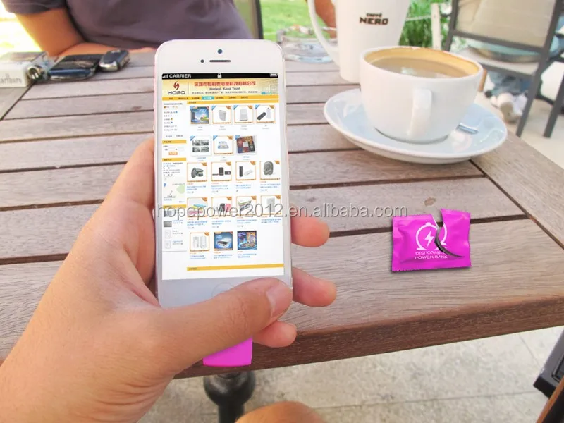 Handy банк питания зарядное устройство 600 мАч одноразовые power bank