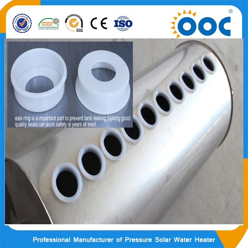 Low pressure 200L all stainless steel solar water tank solar boiler