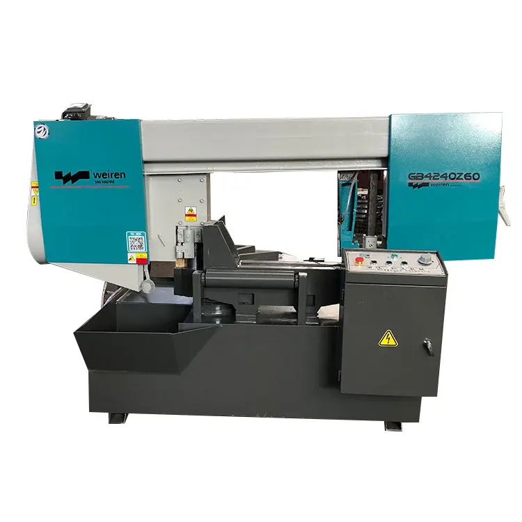 GB4240Z60 angle 0~60 degrees miter/inclinable angle metal/iron cutting horizontal band saw machine