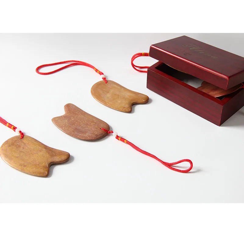 Natural Bian Stone  Guasha Scraping  board  Gua Sha Tool for Health care Therapy  Massage Tool or stone crafts