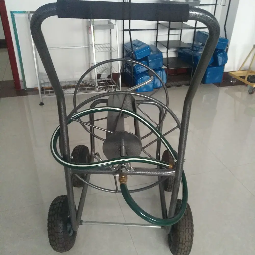 
yard garden hose reel cart 