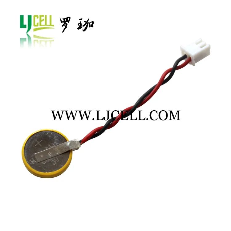 3v lithium button cell CR1220 battery with 2 pins / VE type